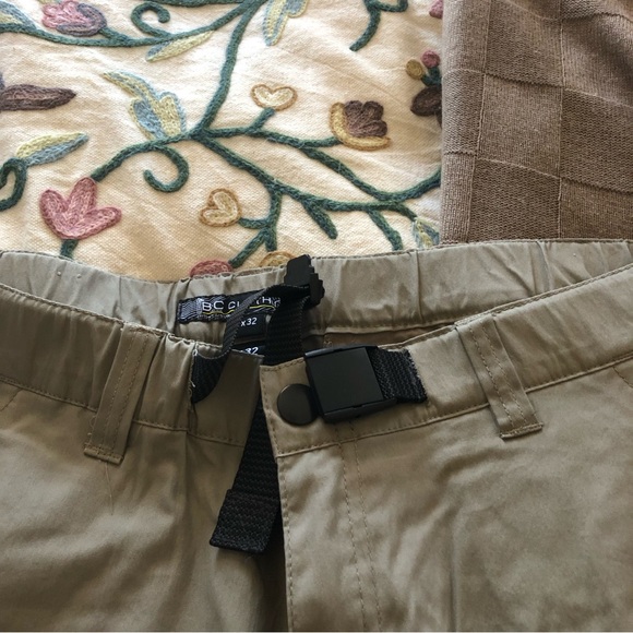 NWOT Men’s Convertible Hiking Tan Pants/shorts Lx32 - Picture 2 of 7